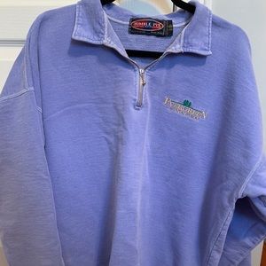 Blue Vintage Oversized Sweatshirt Crewneck